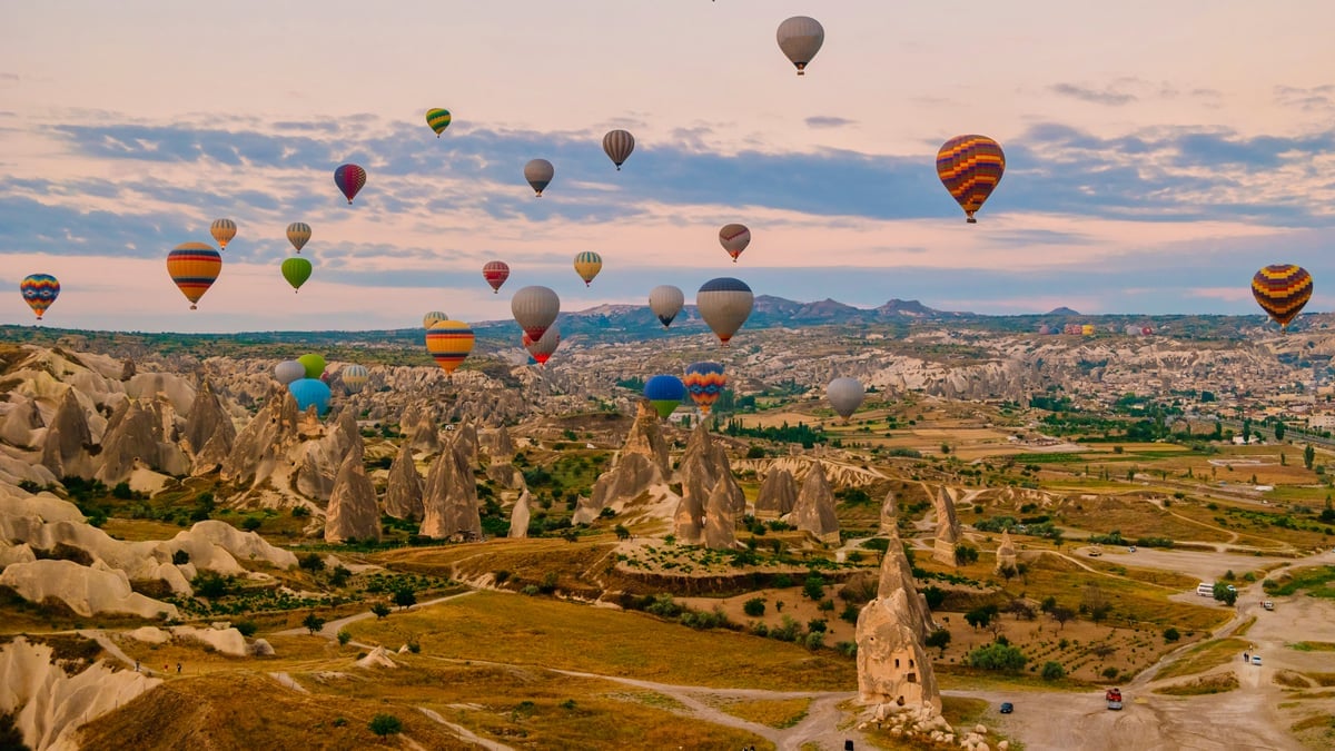 turkey balloons cappadocia goreme kapadokya sunr